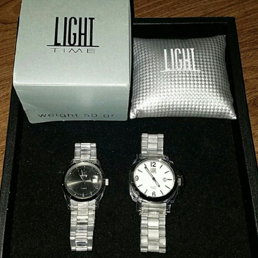 Beautiful his and hers light watches